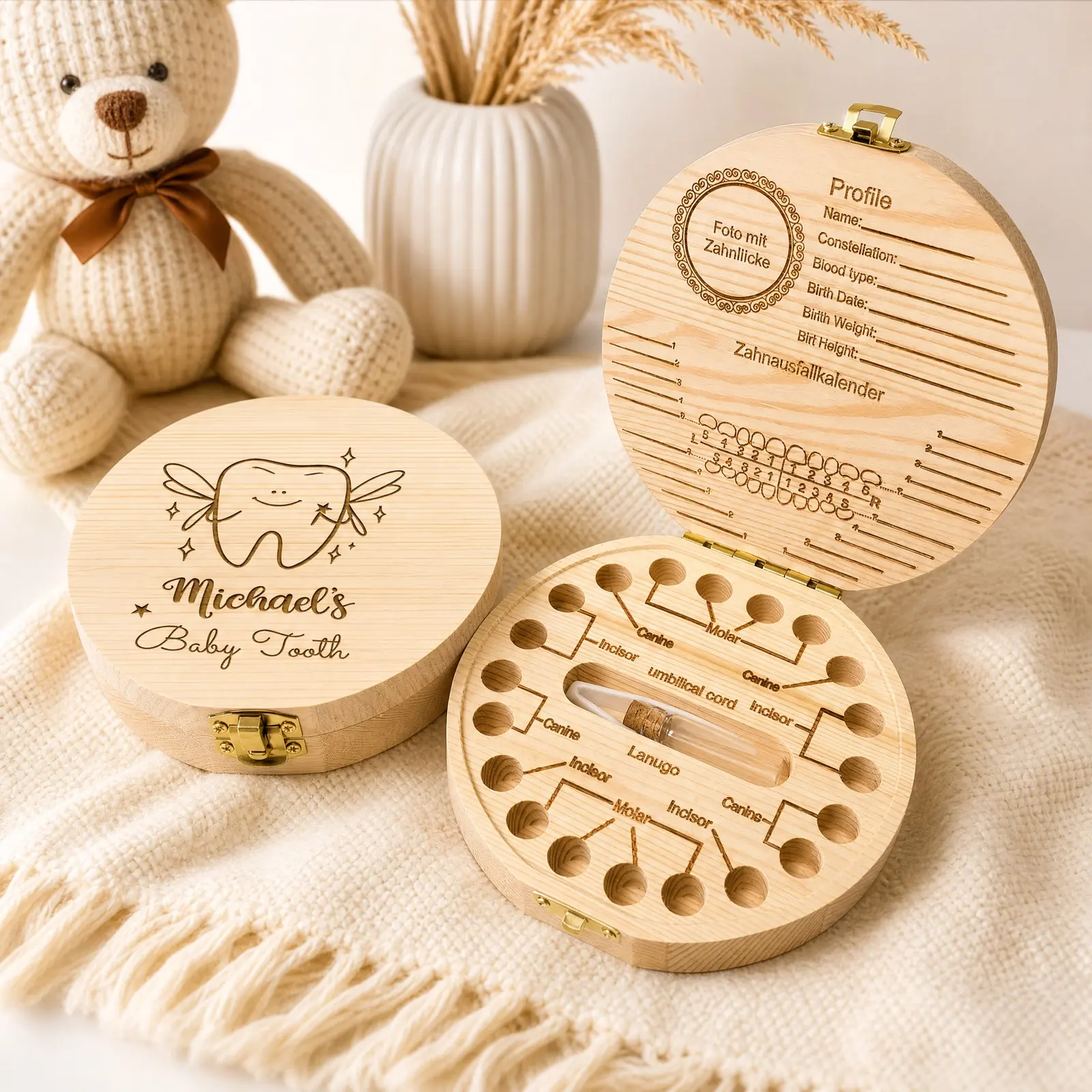 Personalized Engraved Tooth Fairy Box